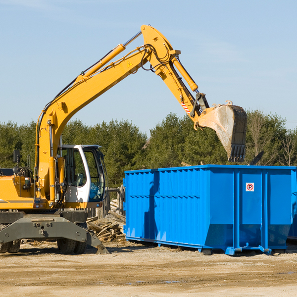 can i request a rental extension for a residential dumpster in Frontenac